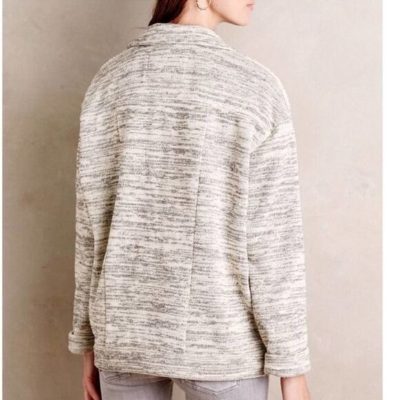 Anthropologie Saturday Sunday Moelleux Cardigan Open Front Sherpa Sweater Warm - Picture 9 of 10